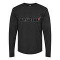 Men's verizon-logo-png Long sleeves Cotton Blend T-Shirt - Black