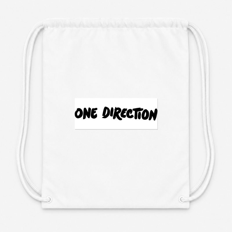 One Direction Drawstring Bag - White