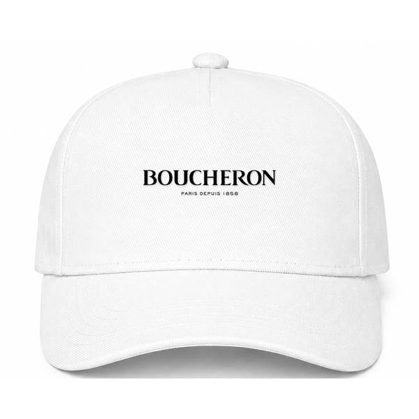 Boucheron Logo White Dad Baseball Cap Hat