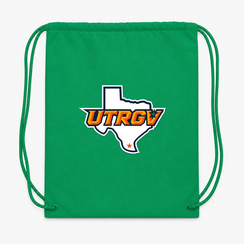 UTRGV Vaqueros Drawstring Bag - Green