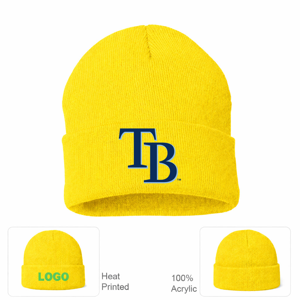 MLB Tampa Bay Rays Beanie Hat - Yellow