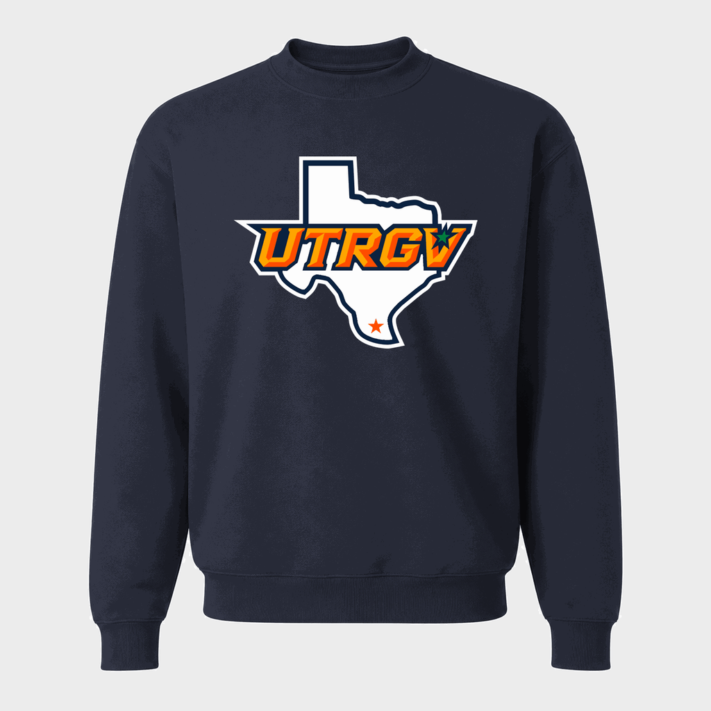 Men's UTRGV Vaqueros Crewneck Sweatshirt - Navy