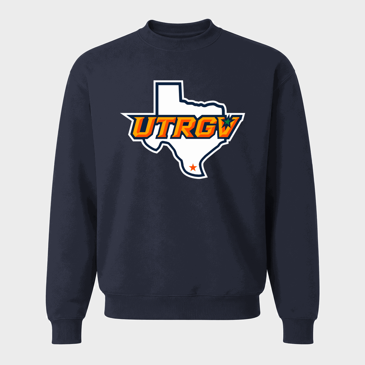 Men's UTRGV Vaqueros Crewneck Sweatshirt - Navy