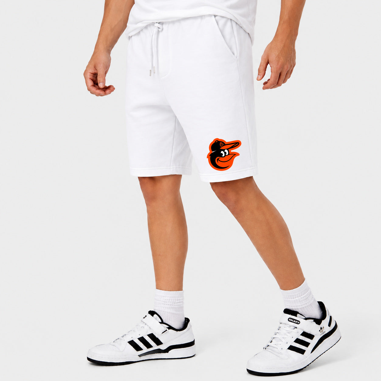 Men's Baltimore Orioles Cotton Shorts - White