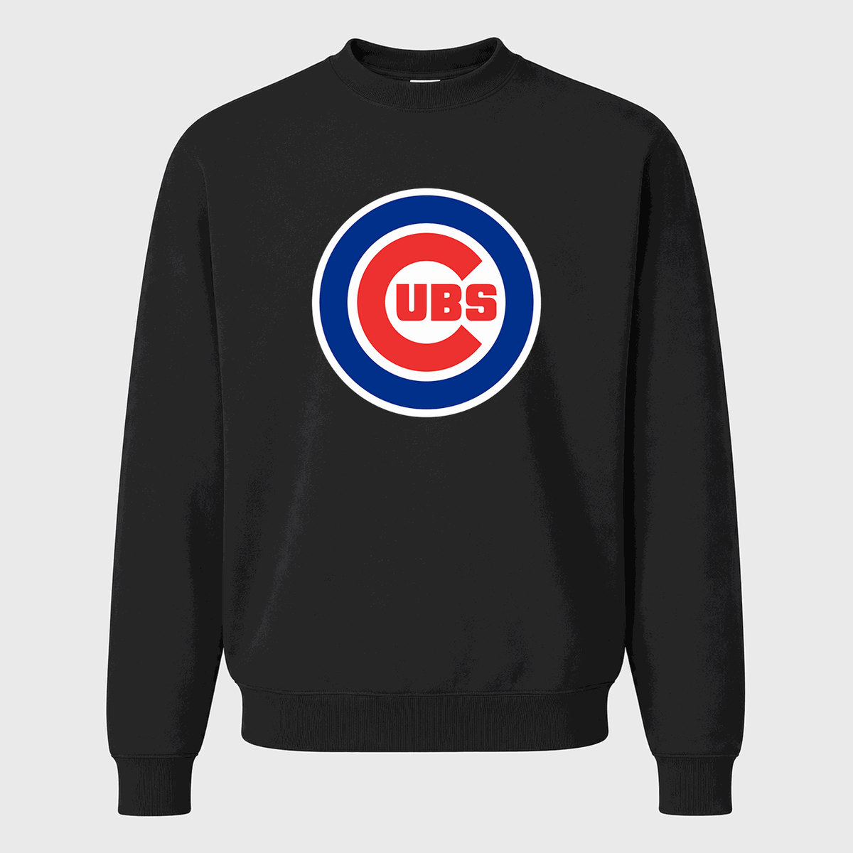 Men's Chicago Cubs Crewneck Sweatshirt - Black