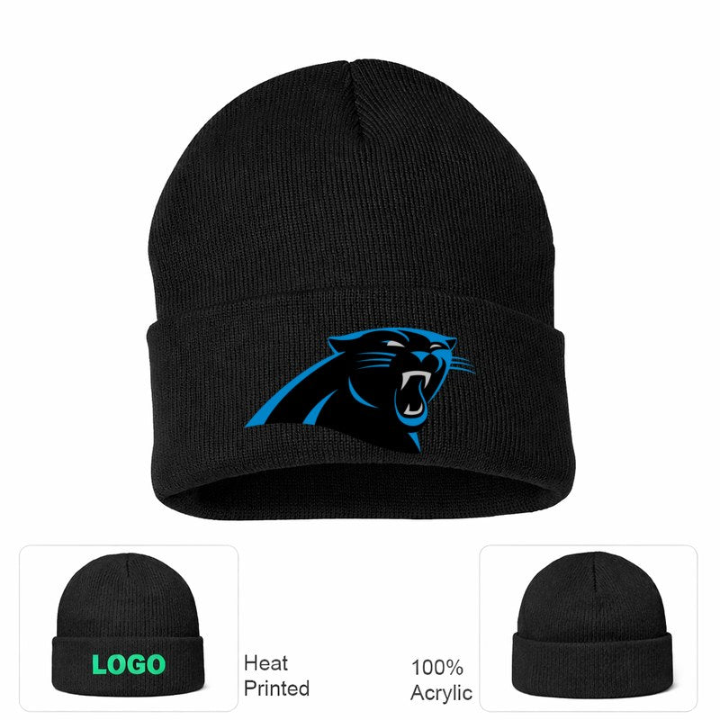Carolina Panthers Black Beanie Hat