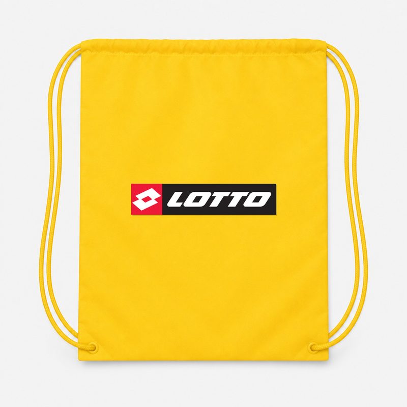 Lotto Drawstring Bag - Yellow