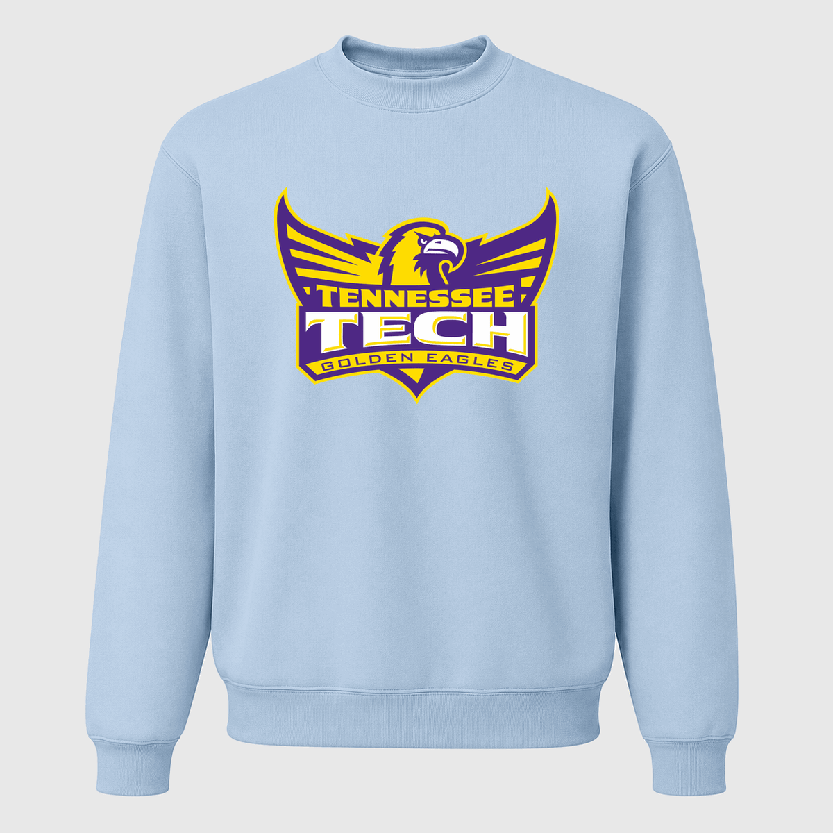 Men's Tennessee Tech Golden Eagles Crewneck Sweatshirt - Sky Blue