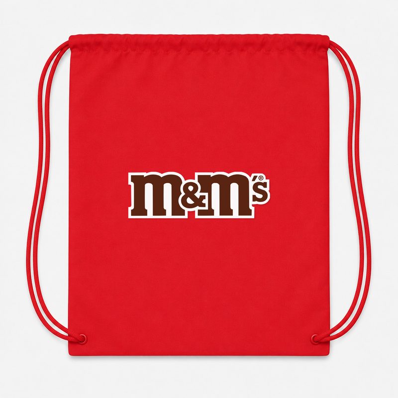 MMs Food Drawstring Bag - Red