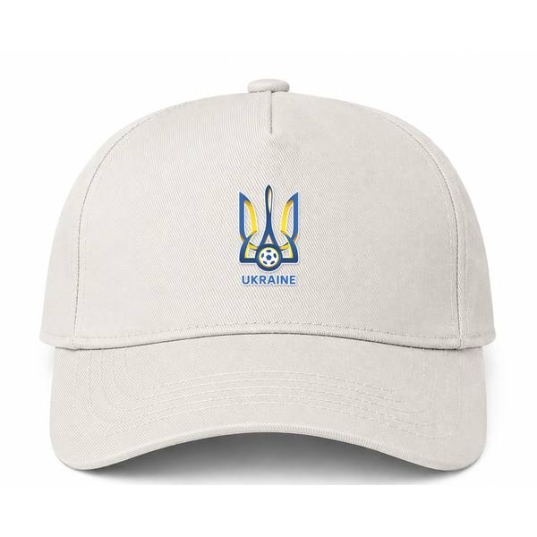 Ukraine National Football Team Beige Dad Baseball Cap Hat