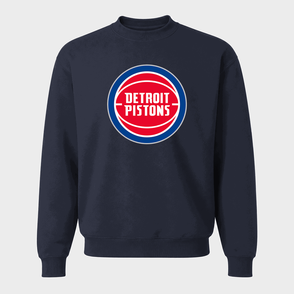 Men's Detroit Pistons Crewneck Sweatshirt - Navy