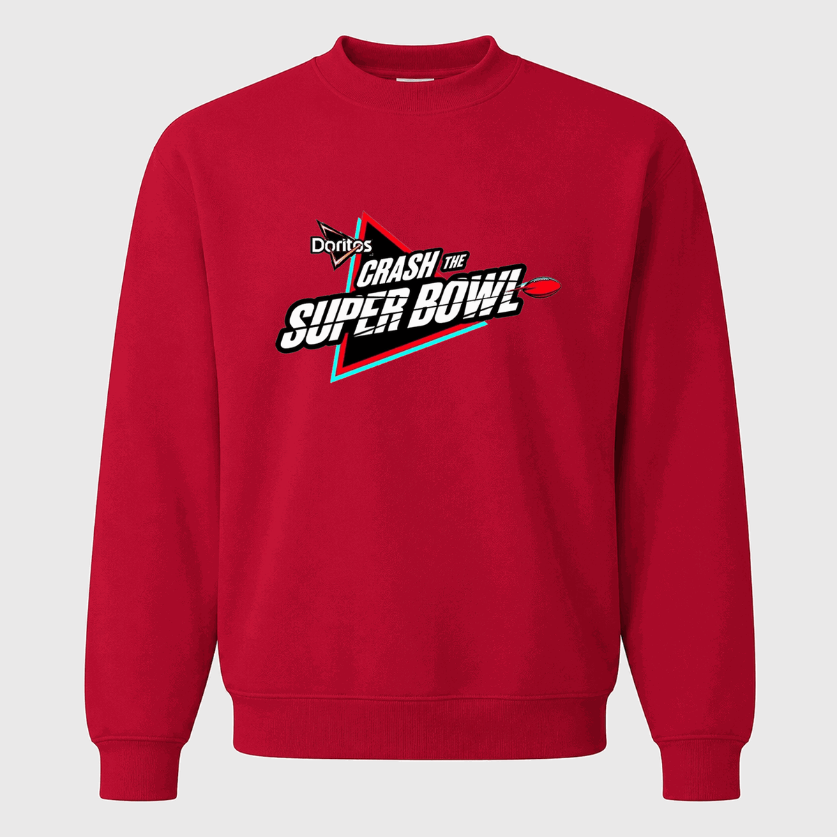 Men's Crash the Super Bowl Crewneck Sweatshirt - Red