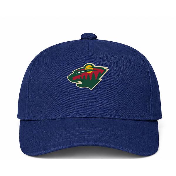 Minnesota Wild NHL Logo Navy Dad Baseball Cap Hat