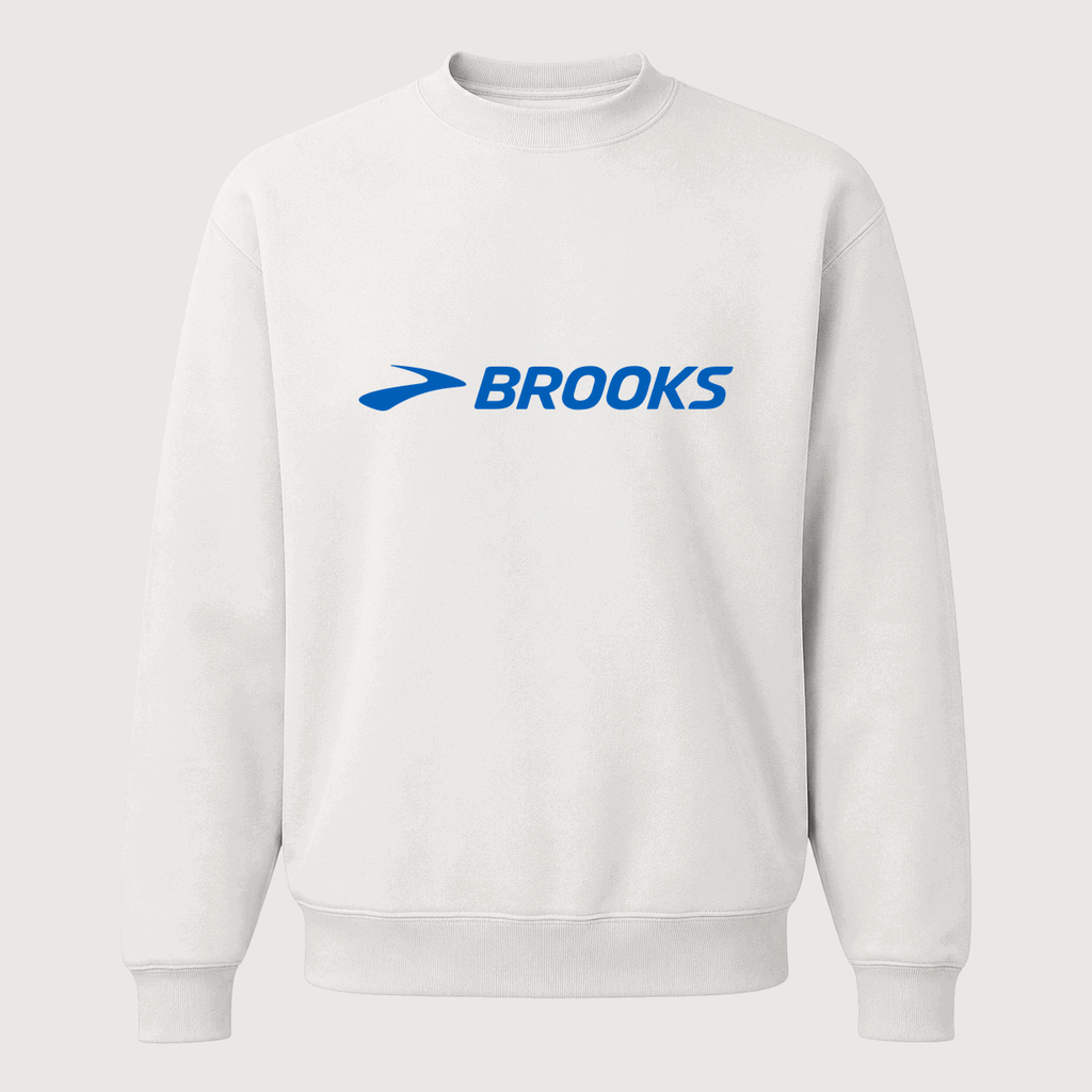 Men's Brooks Crewneck Sweatshirt - White