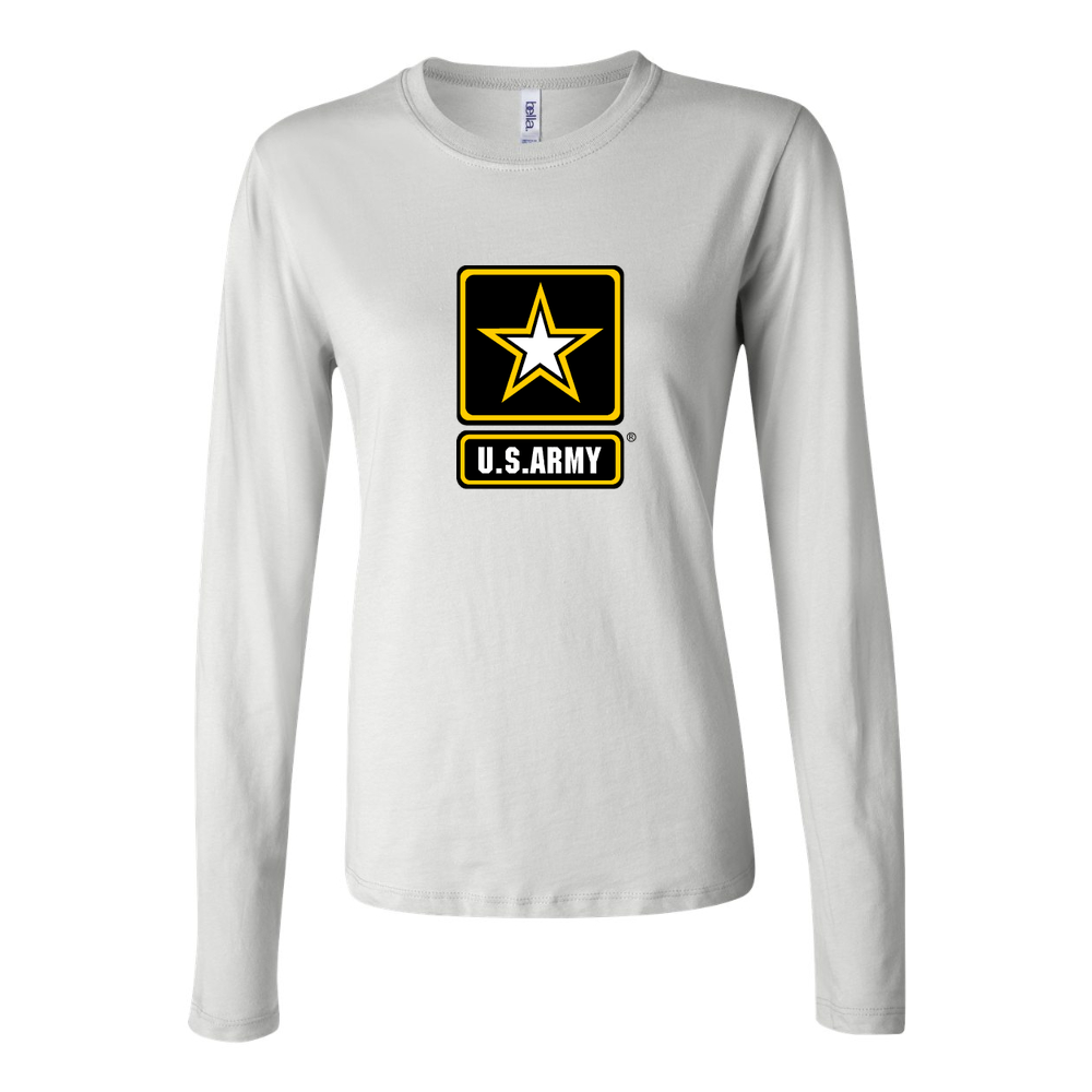 Women's U.S. Army Long Sleeve T-Shirt - White