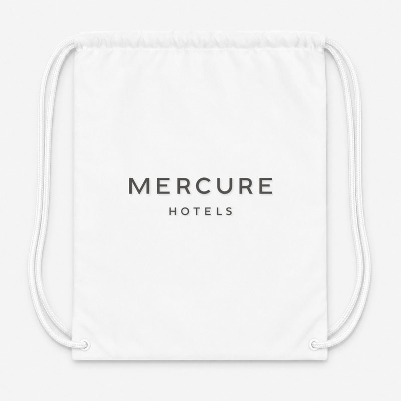 Mercure Drawstring Bag - White