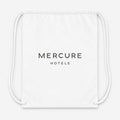 Mercure Drawstring Bag - White
