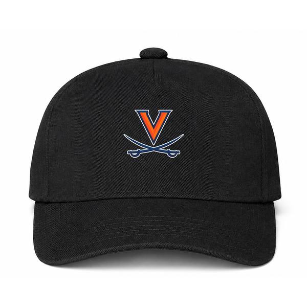 Virginia Cavaliers Logo Black Dad Baseball Cap Hat