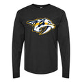 Men's Nashville Predators Long sleeves Cotton Blend T-Shirt - Black