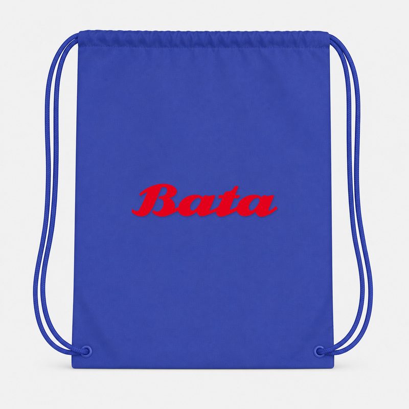 Bata Drawstring Bag - Blue