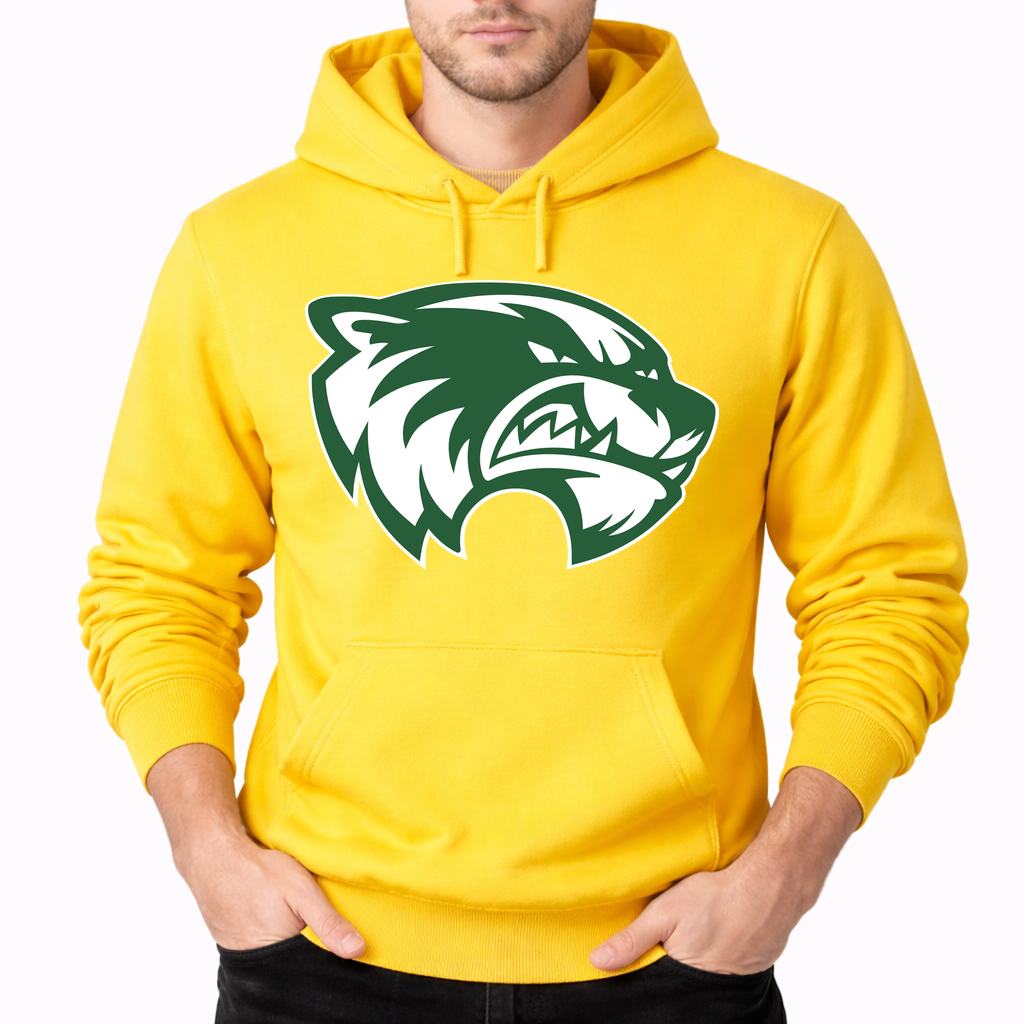 Men's Utah Valley Wolverines Pullover Hoodie - Yellow
