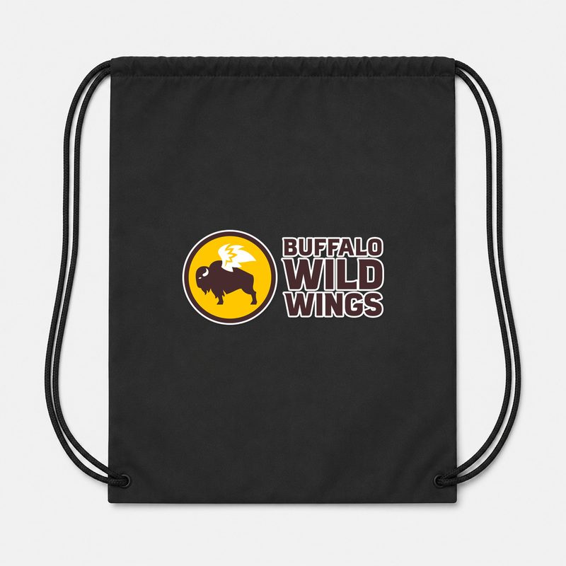 Buffalo Wild Wings Drawstring Bag - Black