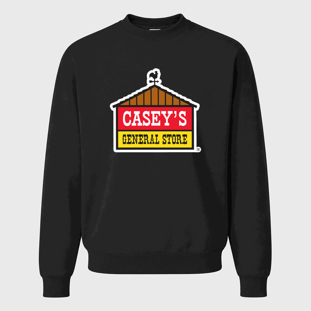 Men's Casey's General Stores Crewneck Sweatshirt - Black