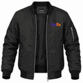 Men's FedEx Lightweight Bomber Jacket - Black