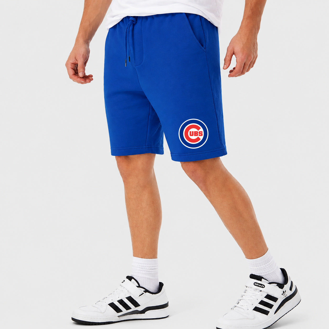 Men's Chicago Cubs Cotton Shorts - Azure