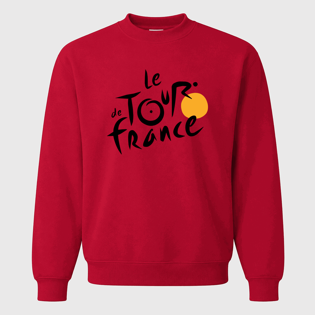 Men's Tour de France Logo Crewneck Sweatshirt - Red