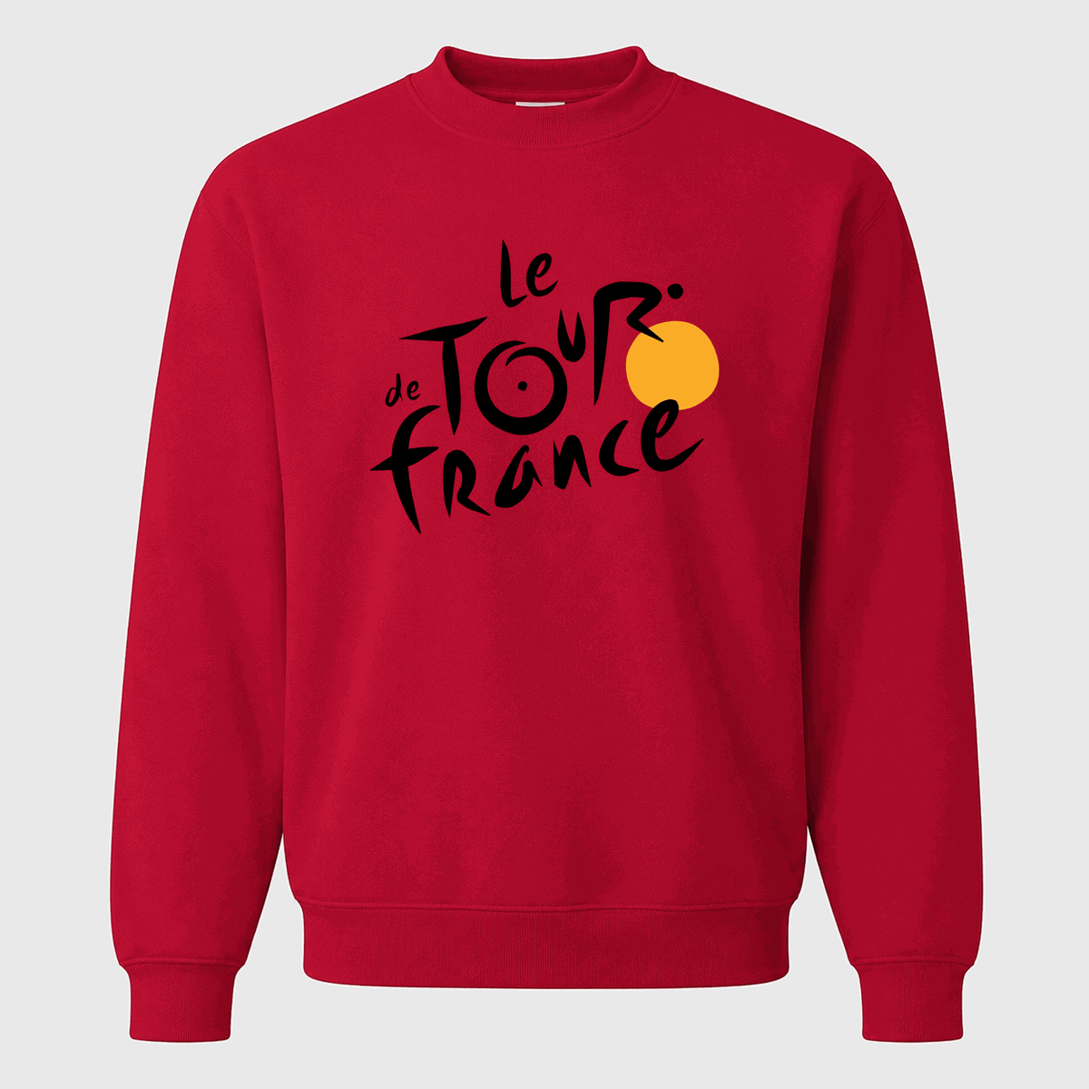 Men's Tour de France Logo Crewneck Sweatshirt - Red