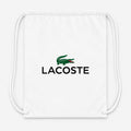 Lacoste Drawstring Bag - White
