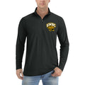 UMBC Retrievers Logo quarter-zip athletic shirt in Black
