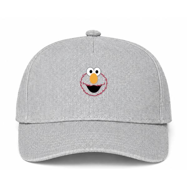 Elmo Face Gray Dad Baseball Cap Hat