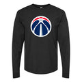 Men's Washington Wizards Long sleeves Cotton Blend T-Shirt - Black
