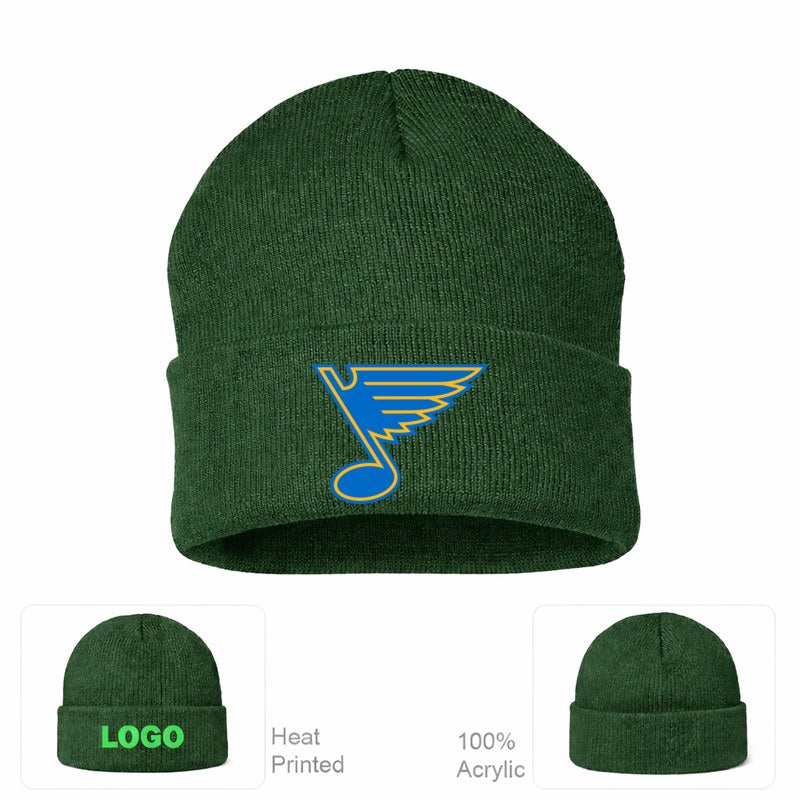St. Louis Blues Forest Green Beanie Hat