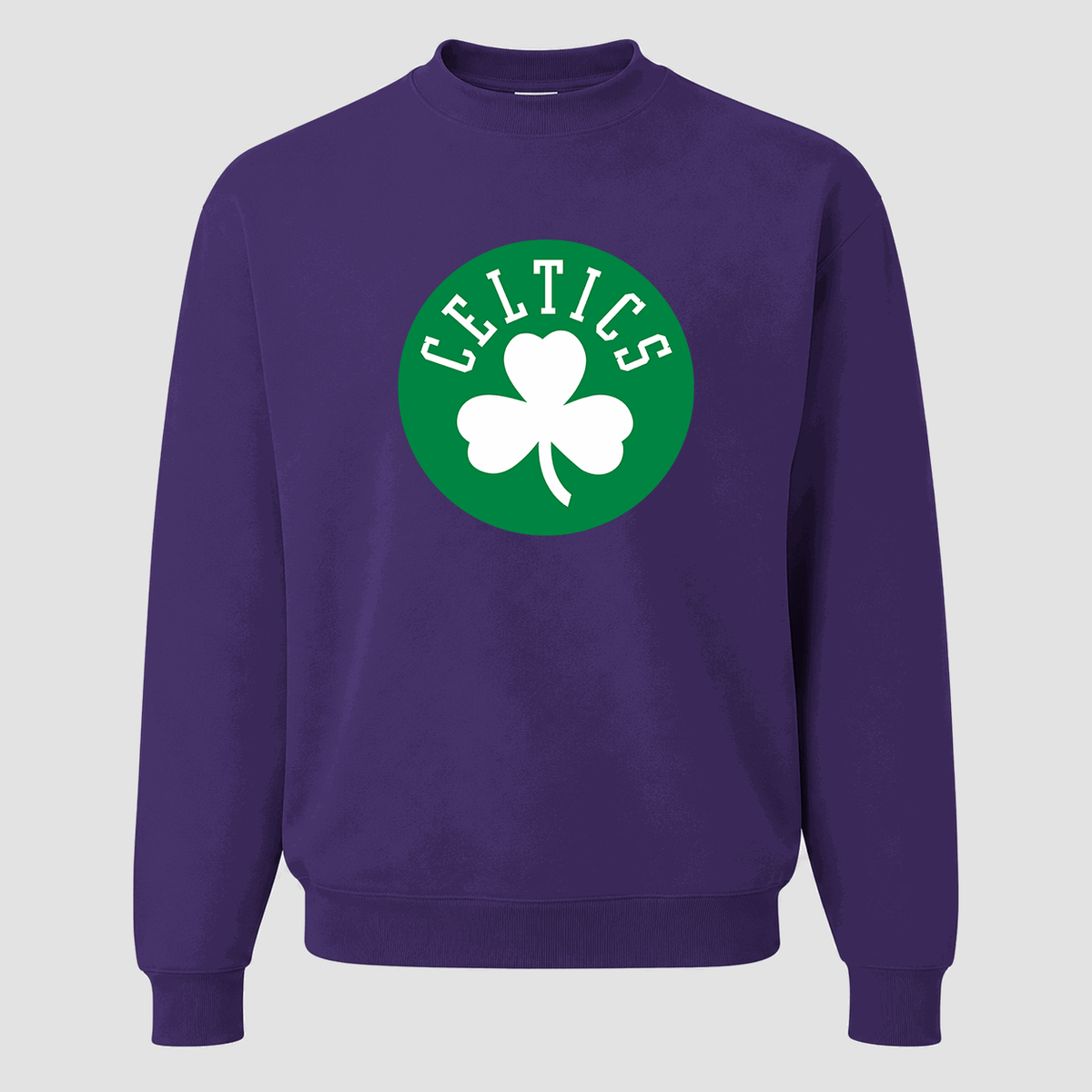 Men's Boston Celtics Crewneck Sweatshirt - Purple