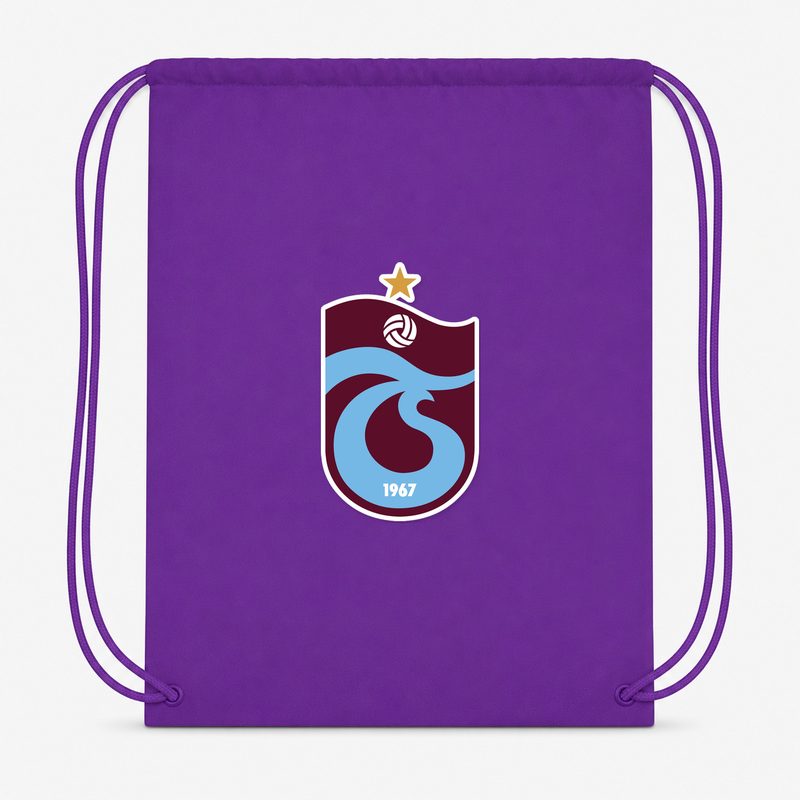 Trabzonspor Soccer Drawstring Bag - Purple