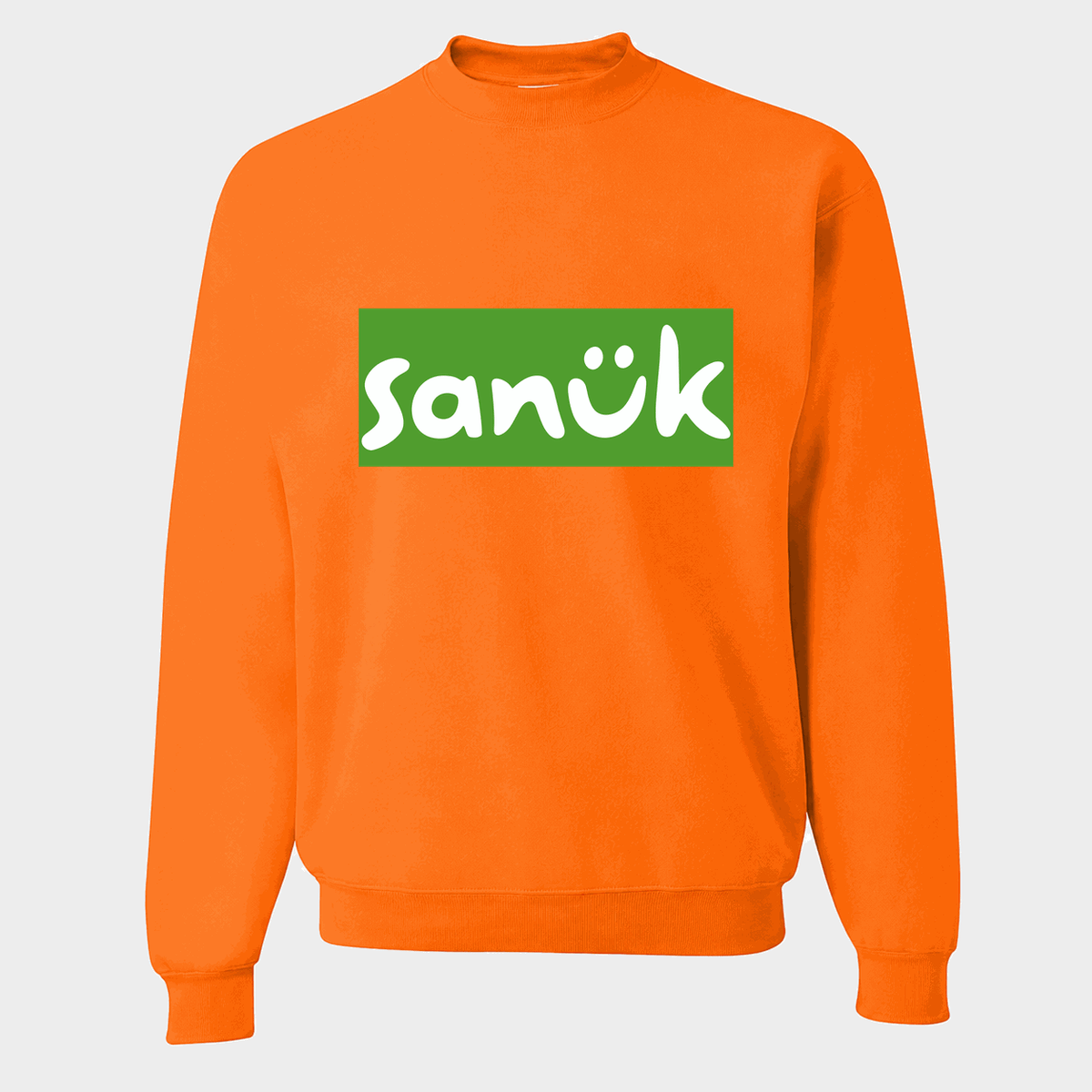 Men's Sanuk Crewneck Sweatshirt - Orange