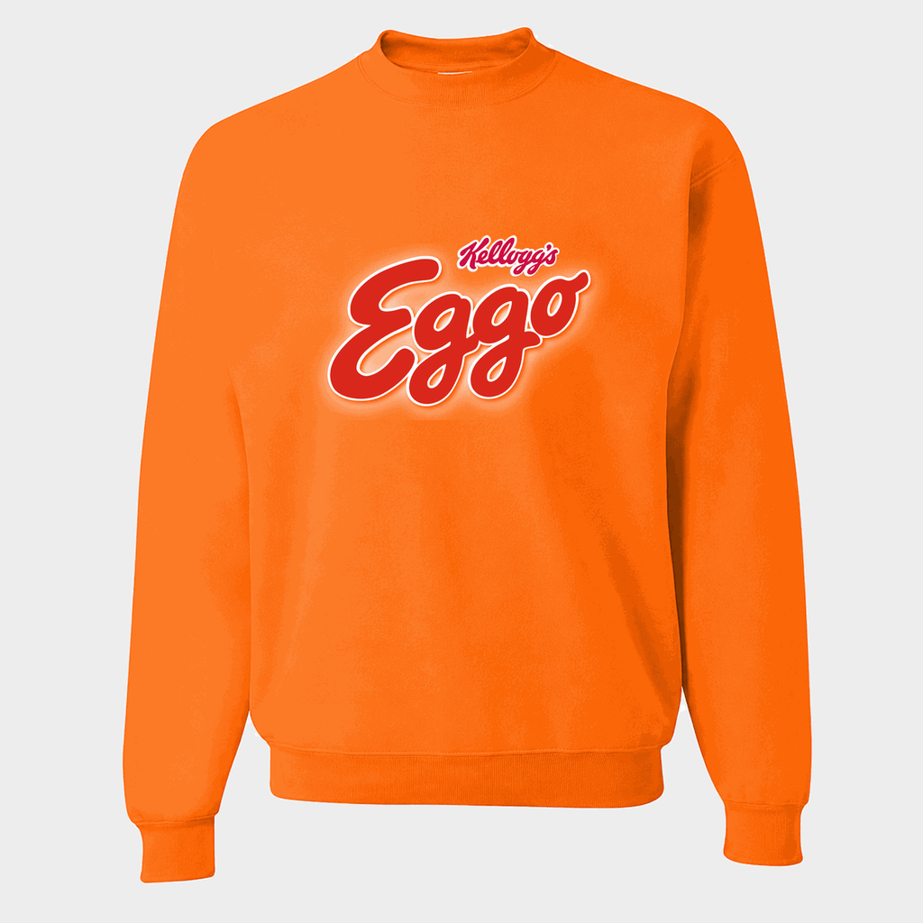 Men's Eggo Crewneck Sweatshirt - Orange
