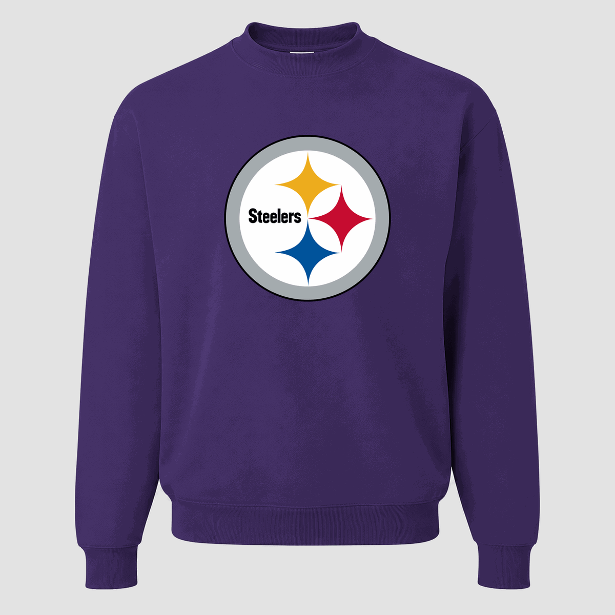 Men's Pittsburgh Steelers Crewneck Sweatshirt - Purple