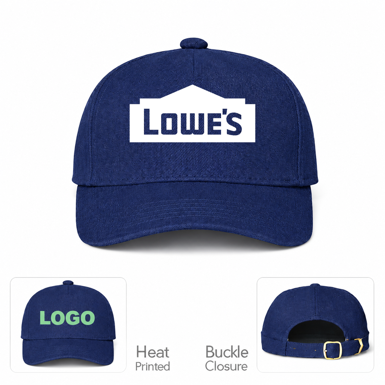 Lowe's Navy Dad Baseball Cap Hat