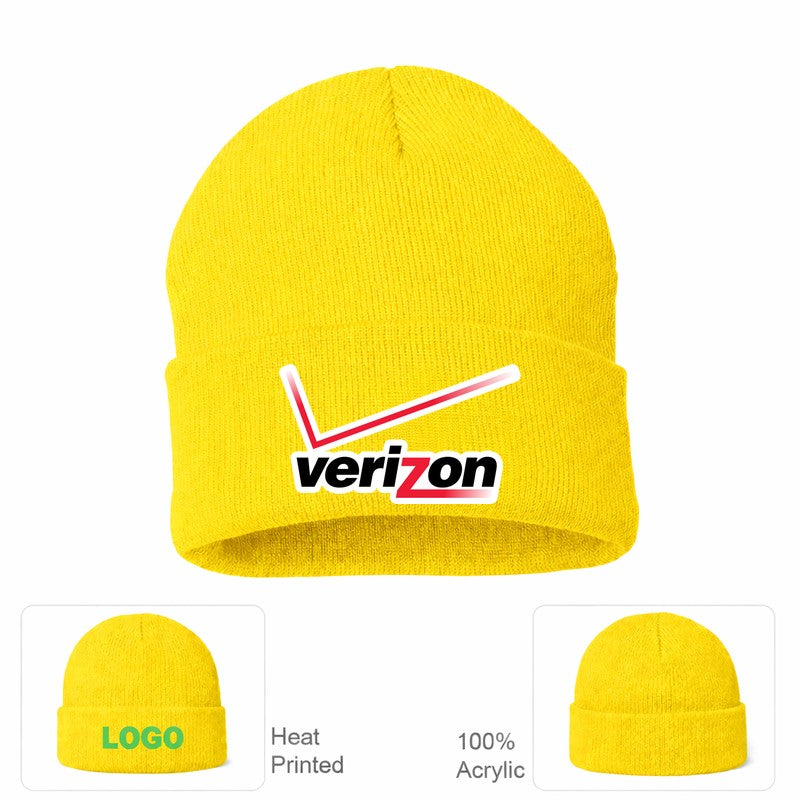 Verizon Wireless Yellow Beanie Hat