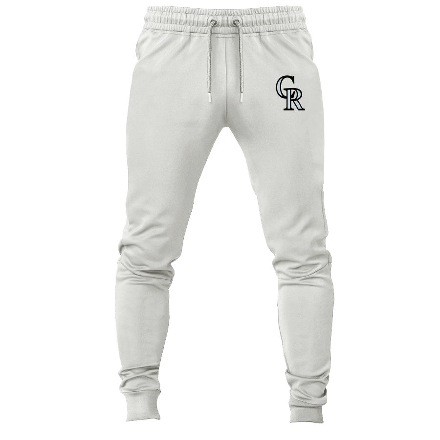 Colorado Rockies joggers sweatpants - White