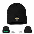 New Orleans Saints Black Beanie Hat