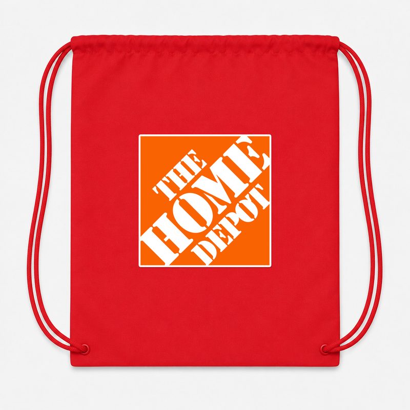The Home Depot Drawstring Bag - Red