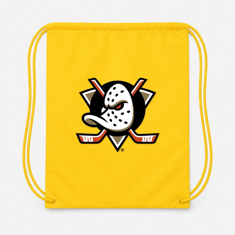 Anaheim Ducks Drawstring Bag - Yellow