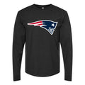Men's New England Patriots Long sleeves Cotton Blend T-Shirt - Black