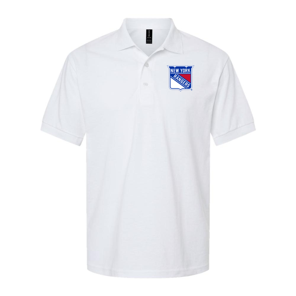 Men's New York Rangers Dry Blend Polo - White