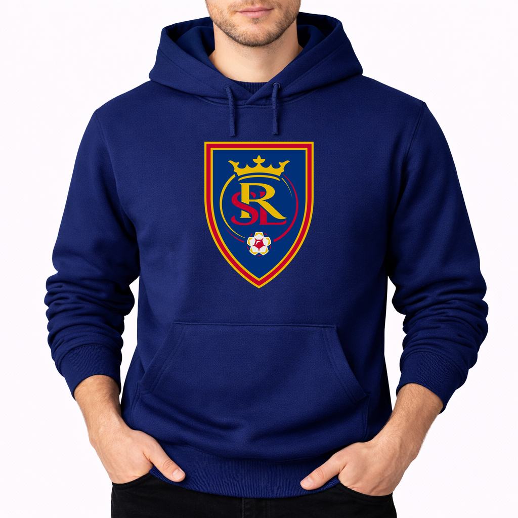 Men's Real Salt Lake Soccer Pullover Hoodie - Navy